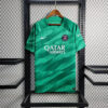 2023/2024 Psg Paris Saint-Germain Goalkeeper Green Football Shirt front view