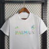 2023/2024 Real Madrid Reflective Balmain White Football Shirt detail view