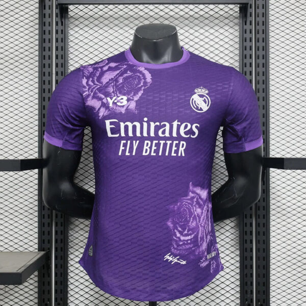2023/2024 Real Madrid Y-3 Special Edition Purple Football Shirt -Player Version