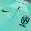 2024 Brazil Green Lake Blue Half-Pull Tracksuit detail view