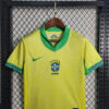 2024 Brazil Home Football Shirt Kids Size detail view