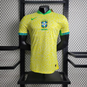 2024 Brazil Home Soccer Jersey -Player Version