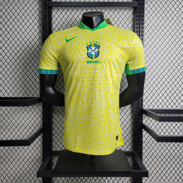 2024 Brazil Home Soccer Jersey -Player Version