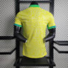 2024 Brazil Home Soccer Jersey -Player Version back view