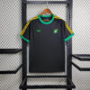 2024 Jamaica Training Wear Black Football Shirt front view
