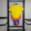 2024 Kids Size Colombia Home Football Shirt back view