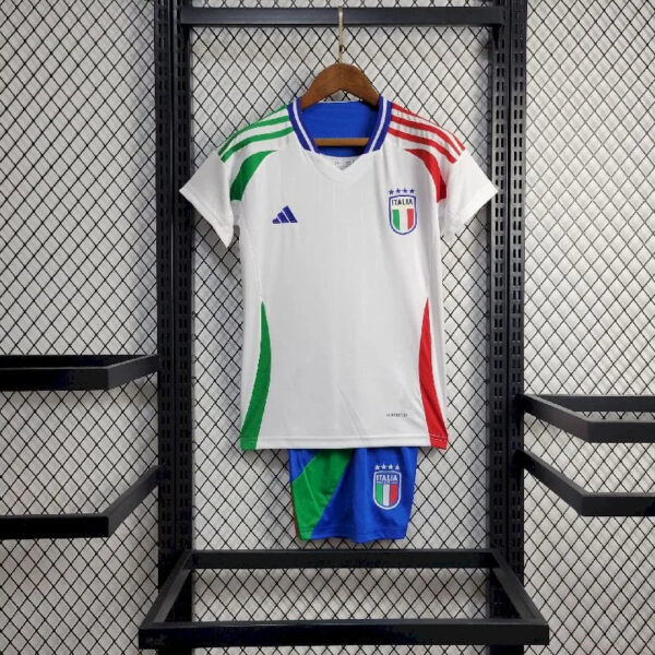 2024 Kids Size Italy Away Soccer Shirt