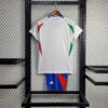 2024 Kids Size Italy Away Soccer Shirt back view