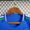 2024 Kids Size Italy Home Soccer Shirt detail view