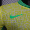 2024 Long Sleeve Player Version Brazil Home Football Shirt detail view