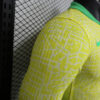 2024 Long Sleeve Player Version Brazil Home Football Shirt detail view