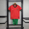 2024 Portugal Home Football Shirt Kids Size front view