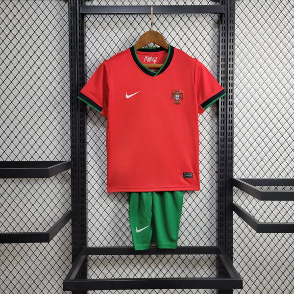 2024 Portugal Home Football Shirt Kids Size