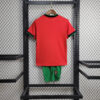 2024 Portugal Home Football Shirt Kids Size back view