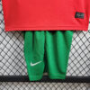 2024 Portugal Home Football Shirt Kids Size detail view