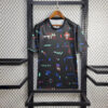 2024 Portugal Training Wear Black Football Shirt front view