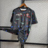 2024 Portugal Training Wear Black Football Shirt detail view