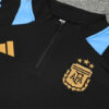 2024/2025 Argentina Half-Pull Tracksuit Black detail view