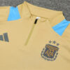 2024/2025 Argentina Half-Pull Tracksuit Gold detail view
