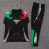 2024/2025 Arsenal Half-Pull Tracksuit Black front view