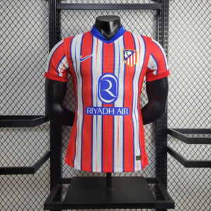 2024/2025 Atletico Madrid Home Soccer Jersey -Player Version