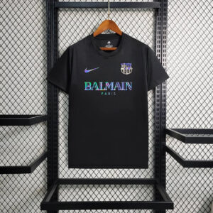 2024/2025 Barcelona Black Balmain Shirt