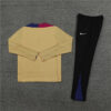 2024/2025 Barcelona Half-Pull Tracksuit Earthy Yellow back view