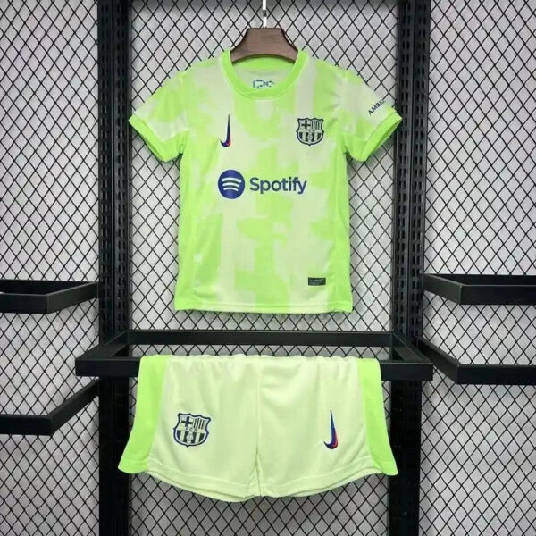 2024/2025 Barcelona Third Away Football Shirt Kids Size