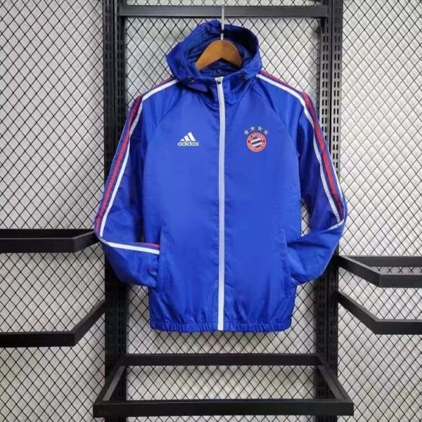 2024/2025 Bayern Munich Windbreaker Blue Football Jersey