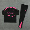 2024/2025 Chelsea Half-Pull Tracksuit Black front view