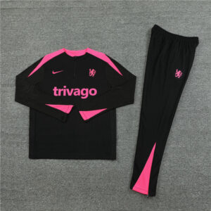 2024/2025 Chelsea Half-Pull Tracksuit Black