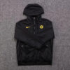 2024/2025 Chelsea Windbreaker Black Jersey back view