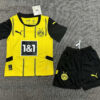 2024/2025 Dortmund Home Football Shirt Kids Size front view