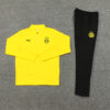 2024/2025 Dortmund Yellow Half-Pull Tracksuit front view