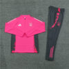 2024/2025 Germany Pink Half-Pull Tracksuit front view