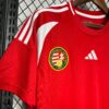2024/2025 Hungary Euro Home Football Jersey detail view