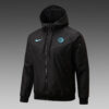 2024/2025 Inter Milan Windbreaker Black Jersey front view