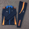 2024/2025 Juventus Long Zipped Jacket Royal Blue Soccer Jersey detail view