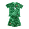 2024/2025 Kids Size Barcelona Green Goalkeeper Football Shirt front view