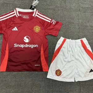2024/2025 Kids Size Manchester United Home Football Shirt