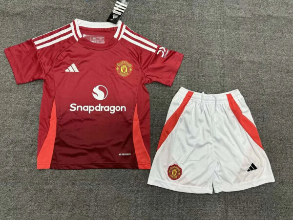 2024/2025 Kids Size Manchester United Home Football Shirt