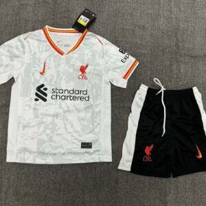 2024/2025 Liverpool Third Away Soccer Jersey Kids Size