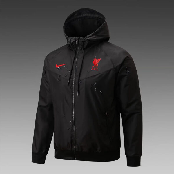 2024/2025 Liverpool Windbreaker Black Soccer Jersey