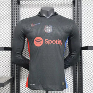2024/2025 Long Sleeve Player Version Barcelona Away Jersey