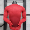 2024/2025 Long Sleeve Player Version Manchester United Home Football Shirt back view