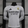 2024/2025 Long Sleeve Real Madrid Home Football Shirt front view