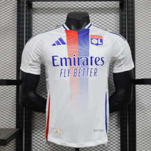 2024/2025 Lyon Home Football Shirt -Player Version