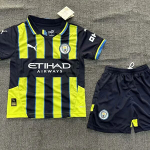 2024/2025 Manchester City Away Football Shirt Kids Size