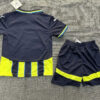2024/2025 Manchester City Away Football Shirt Kids Size back view
