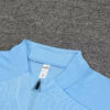 2024/2025 Manchester City Half-Pull Tracksuit Light Blue detail view
